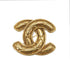 VINTAGE CHANEL COCOMARK BROOCH MATELASSE GOLD ACCESSORY 90335312