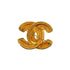 VINTAGE CHANEL COCOMARK BROOCH MATELASSE GOLD ACCESSORY 90335743