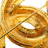 VINTAGE CHANEL COCOMARK BROOCH MATELASSE GOLD ACCESSORY 90335743