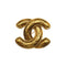 VINTAGE CHANEL COCOMARK BROOCH MATELASSE GOLD ACCESSORY 90337699