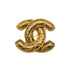 VINTAGE CHANEL COCOMARK BROOCH MATELASSE GOLD ACCESSORY 90324102