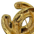 VINTAGE CHANEL COCOMARK BROOCH MATELASSE GOLD ACCESSORY 90324104