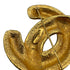 VINTAGE CHANEL COCOMARK BROOCH MATELASSE GOLD ACCESSORY 90324105
