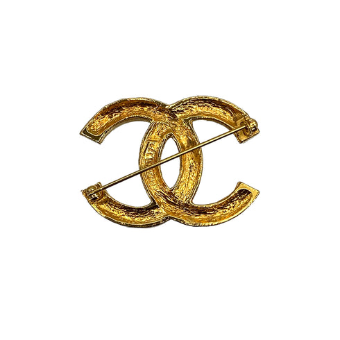 VINTAGE CHANEL COCOMARK BROOCH RHINESTONE ACCESSORY 90325625