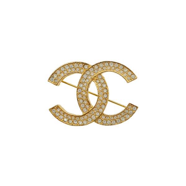 VINTAGE CHANEL COCOMARK BROOCH RHINESTONE ACCESSORY 90330669