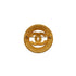 VINTAGE CHANEL COCOMARK BROOCH ROUND GOLD ACCESSORY 29 90331831