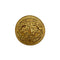 VINTAGE CHANEL COCOMARK BROOCH ROUND GOLD ACCESSORY 94A 90328944