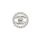 VINTAGE CHANEL COCOMARK BROOCH SILVER ACCESSORY 97A 90328004