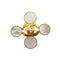 VINTAGE CHANEL COCOMARK BROOCH WHITE GOLD ACCESSORY 95A 90334235
