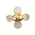 VINTAGE CHANEL COCOMARK BROOCH WHITE GOLD ACCESSORY 95A 90334235