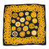 VINTAGE CHANEL COCOMARK CHAIN BUTTON PATTERN SCARF BLACK GOLD 90346695