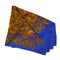 VINTAGE CHANEL COCOMARK CHAIN PATTERN SCARF BLUE SILK 90324798