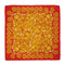 VINTAGE CHANEL COCOMARK CHAIN PATTERN SCARF GOLD RED SILK 90331691