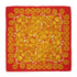 VINTAGE CHANEL COCOMARK CHAIN PATTERN SCARF GOLD RED SILK 90331691