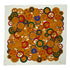 VINTAGE CHANEL COCOMARK CHAIN PATTERN SCARF BEIGE MULTICOLOR SILK 90335650