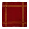 VINTAGE CHANEL COCOMARK CHAIN PATTERN SCARF RED GOLD SILK 90334508