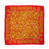 VINTAGE CHANEL COCOMARK CHAIN PATTERN SCARF RED SILK 90323164