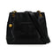 VINTAGE CHANEL COCOMARK CHAIN SHOULDER BAG BLACK LAMB SKIN GOLD HARDWARE 90335547