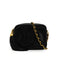 VINTAGE CHANEL COCOMARK CHAIN SHOULDER BAG BLACK LAMB SKIN GOLD HARDWARE 90335826