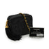 VINTAGE CHANEL COCOMARK CHAIN SHOULDER BAG BLACK LAMB SKIN GOLD HARDWARE 90335826