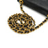 VINTAGE CHANEL COCOMARK CHAIN SHOULDER BAG BLACK LAMB SKIN GOLD HARDWARE 90343020