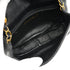 VINTAGE CHANEL COCOMARK CHAIN SHOULDER BAG BLACK LAMB SKIN GOLD HARDWARE 90343020