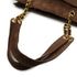 VINTAGE CHANEL COCOMARK CHAIN SHOULDER BAG BROWN SUEDE GOLD HARDWARE 90340916