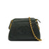 VINTAGE CHANEL COCOMARK CHAIN SHOULDER BAG GREEN CAVIAR SKIN GOLD HARDWARE 90341714