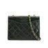 VINTAGE CHANEL COCOMARK CHAIN SHOULDER BAG GREEN LIZARD GOLD HARDWARE 90334868
