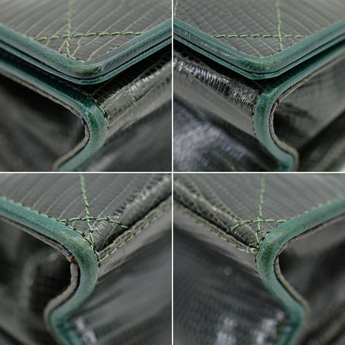 VINTAGE CHANEL COCOMARK CHAIN SHOULDER BAG GREEN LIZARD GOLD HARDWARE 90334868