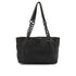 VINTAGE CHANEL COCOMARK CHAIN TOTE BAG DARK BROWN LEATHER PLASTIC HARDWARE 90340362