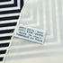 VINTAGE CHANEL COCOMARK COIN STRIPE SCARF NAVY SILK 90340533