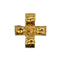 VINTAGE CHANEL BROOCH COCOMARK CROSS GOLD ACCESSORY 94P 90340527