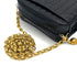 VINTAGE CHANEL COCOMARK FRINGE BIJOU CHAIN SHUOLDER BAG BLACK LIZARD GOLD HARDWARE 90324831