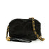 VINTAGE CHANEL COCOMARK FRINGE CHAIN SHOULDER BAG METAL GRAY LIZARD GOLD HARDWARE 90348264