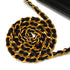 VINTAGE CHANEL COCOMARK FRINGE CHAIN SHUOLDER BAG BLACK LAMB SKIN GOLD HARDWARE 90343977