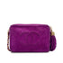 VINTAGE CHANEL COCOMARK FRINGE CHAIN SHUOLDER BAG PURPLE SUEDE GOLD HARDWARE 90327394