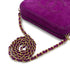 VINTAGE CHANEL COCOMARK FRINGE CHAIN SHUOLDER BAG PURPLE SUEDE GOLD HARDWARE 90327394