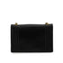 VINTAGE CHANEL COCOMARK FULL FLAP CHAIN SHOULDER BAG BLACK LAMB SKIN GOLD HARDWARE 90346129