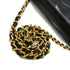VINTAGE CHANEL COCOMARK FULL FLAP CHAIN SHOULDER BAG BLACK LAMB SKIN GOLD HARDWARE 90346129