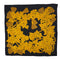VINTAGE CHANEL COCOMARK GRAPES ROPE PATTERN SCARF BLACK GOLD SILK 90324629