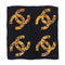 VINTAGE CHANEL COCOMARK JEWELRY PATTERN SCARF BLACK MULTICOLOR SILK 90321776