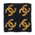 VINTAGE CHANEL COCOMARK JEWELRY PATTERN SCARF BLACK MULTICOLOR SILK 90321776