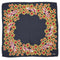 VINTAGE CHANEL COCOMARK JEWELRY PATTERN SCARF NAVY GOLD SILK 90337719