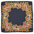VINTAGE CHANEL COCOMARK JEWELRY PATTERN SCARF NAVY GOLD SILK 90337719