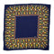 VINTAGE CHANEL COCOMARK JEWELRY PATTERN SCARF NAVY SILK 90324643