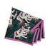 VINTAGE CHANEL COCOMARK LILY FLOWER PATTERN SCARF PINK SILK 90328718