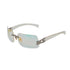 VINTAGE CHANEL COCOMARK LOGO SUNGLASSES CLEAR EYEWEAR 90326765