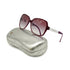 VINTAGE CHANEL LOGO SUNGLASSES PURPLE SILVER EYEWEAR 90338388
