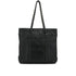 VINTAGE CHANEL COCOMARK LUXURY LINE CHAIN TOTE BAG BLACK LEATHER SILVER HARDWARE 90341828